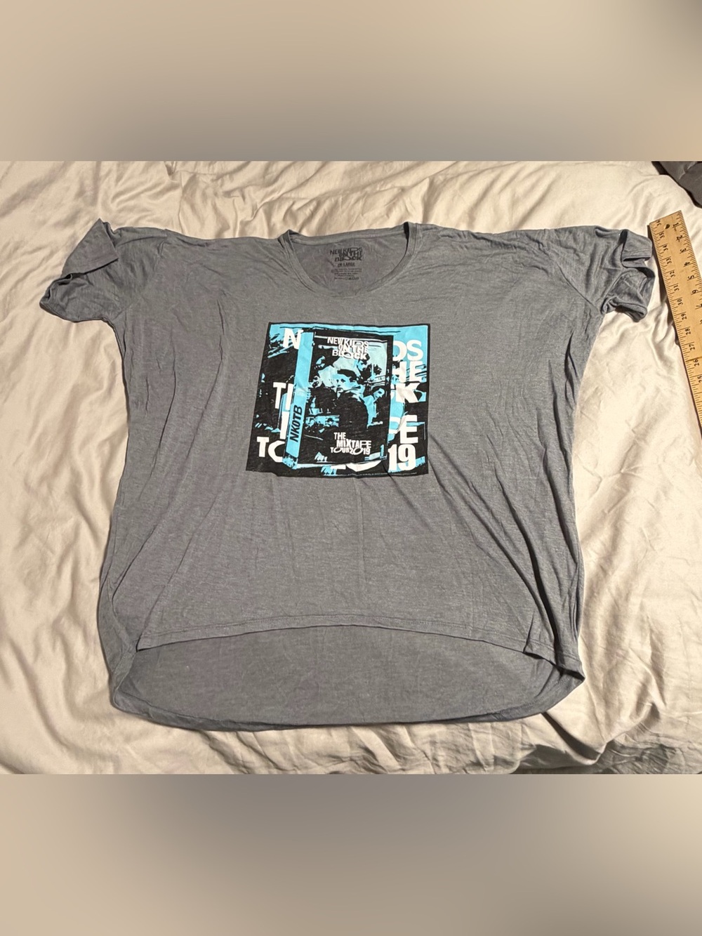 New kids on the block oversize 2xl tshirt gray